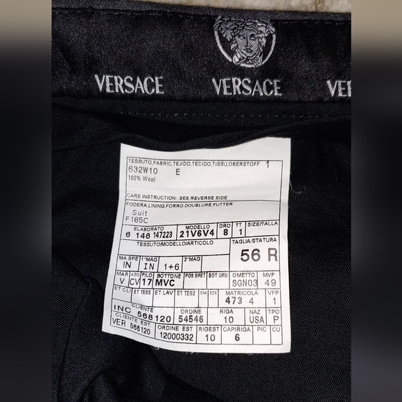 Authentic VERSACE Suit Dress Pants - Picture 8 of 8